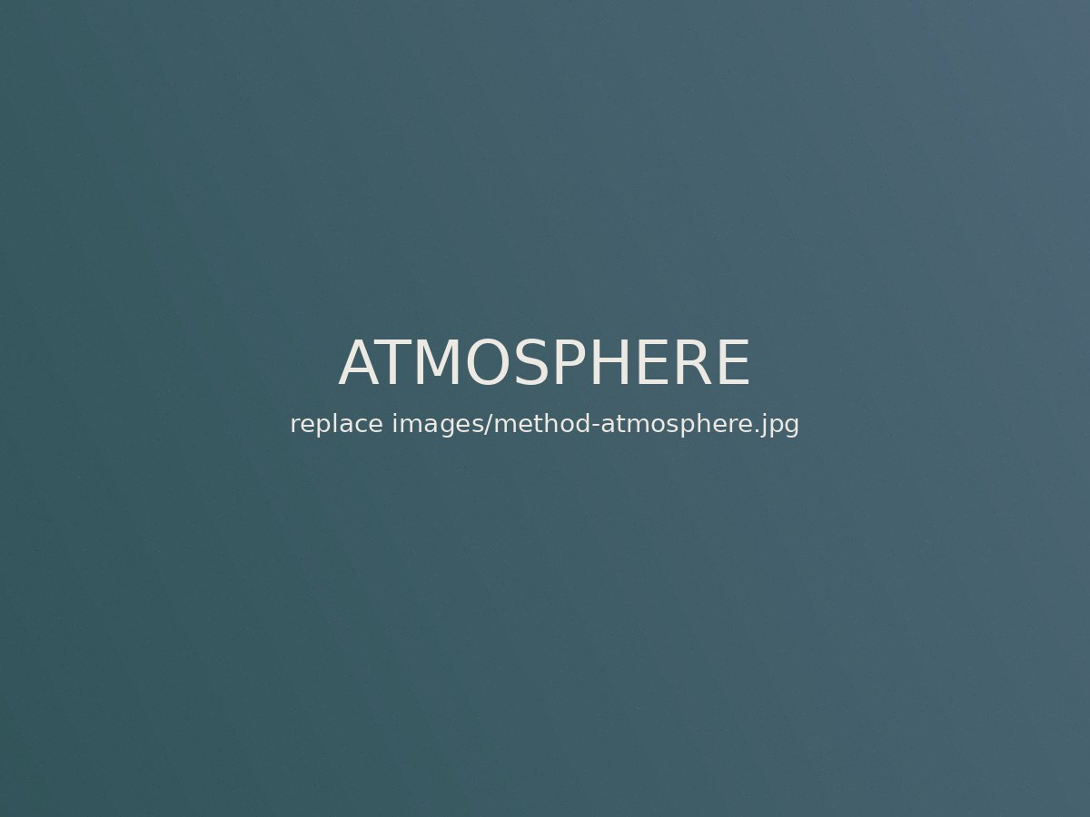 Atmosphere: light, texture, and feeling